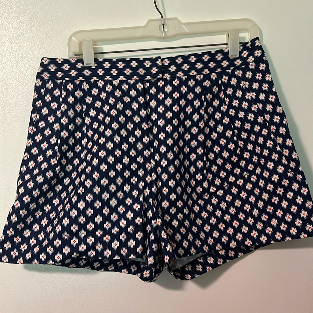 Michael Kors gently worn shorts. Navy blue with white and orange accents